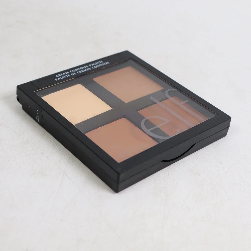 e.l.f. Cream Contour Palette, Semi-Matte, Paraben-Free 0.43oz, Light/Medium Tone